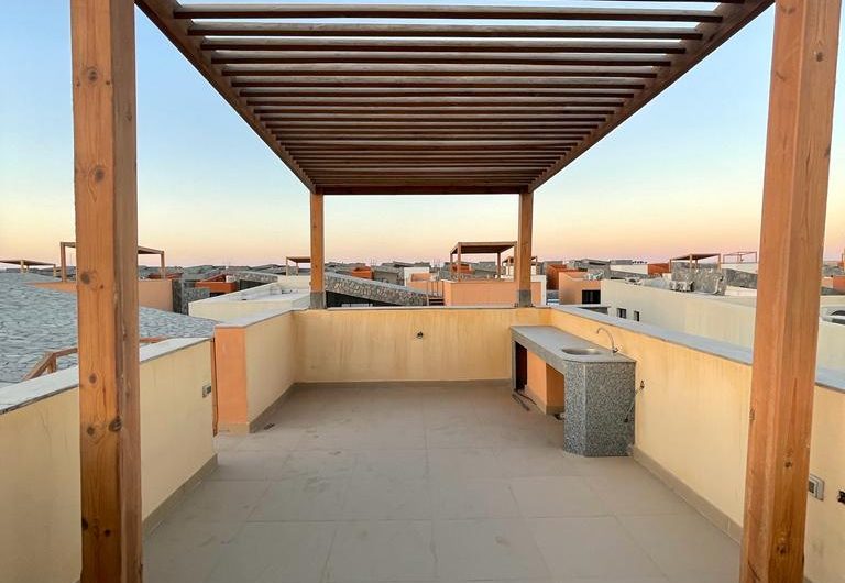SHB-321 – First Row Three-bedroom Standalone Villa in Bay West, Soma Bay.