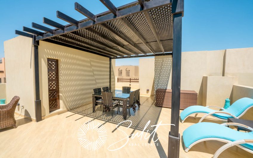 SHS-042 Sea View with Private Roof Apartment in Azzurra Sahl Hasheesh for Sale.