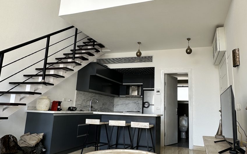 SHS-048 Fully Equipped with Wide Terrace Apartment in Azzurra Sahl Hasheesh for Sale.