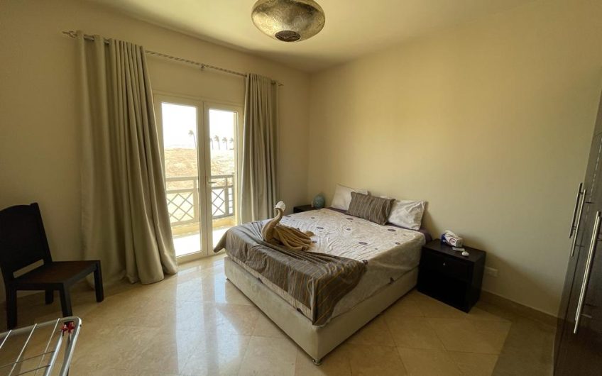 SHS-046 Double View with Private Roof Apartment in Azzurra Sahl Hasheesh for Sale.