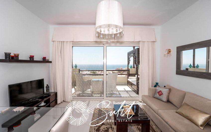 SHS-042 Sea View with Private Roof Apartment in Azzurra Sahl Hasheesh for Sale.